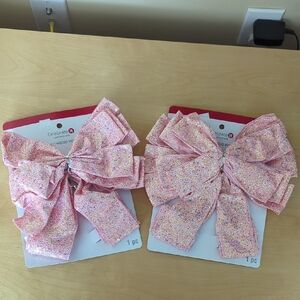 Celebrate It Sparkling Tree Bows Brand New